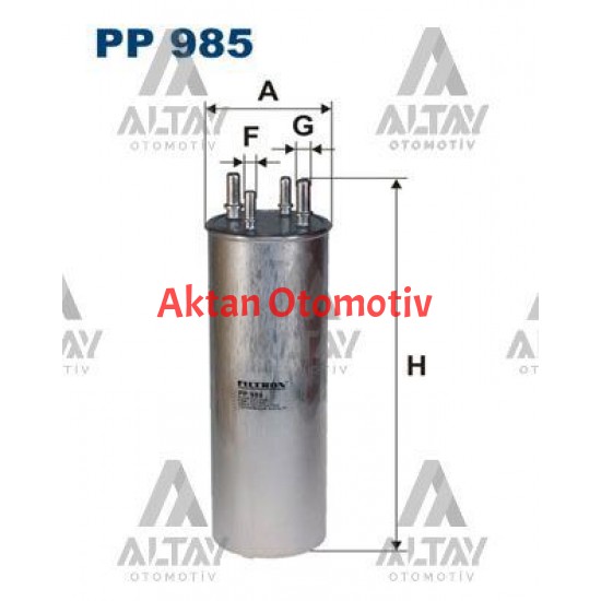 YAKIT FİLTRESİ (MAZOT) TRANSPORTER T5 / T6 / TOUAREG 04= 1.9 TDI-2.5 TDI-2.0 TDI AXB-AXC-AXD-BAC-CAAA-CAAB-CAAC-CAAD